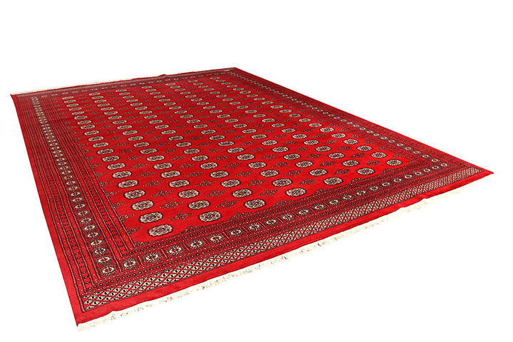 Red Bokhara 10' 3 x 13' 8 - No. 59589 - ALRUG Rug Store
