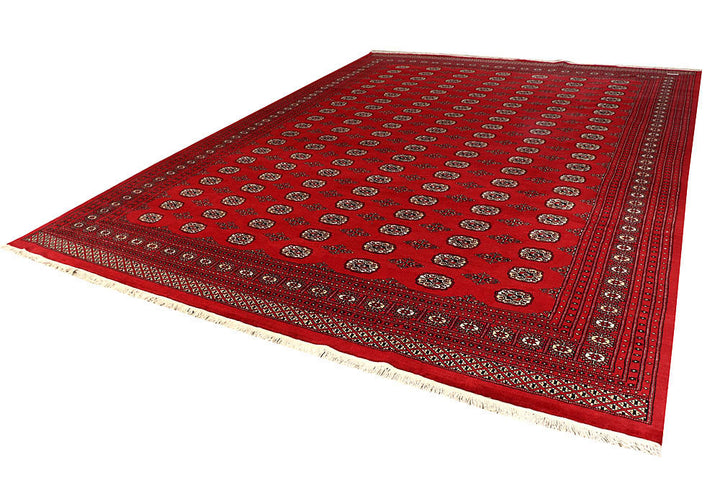 Red Bokhara 10' 3 x 13' 8 - No. 59589 - ALRUG Rug Store