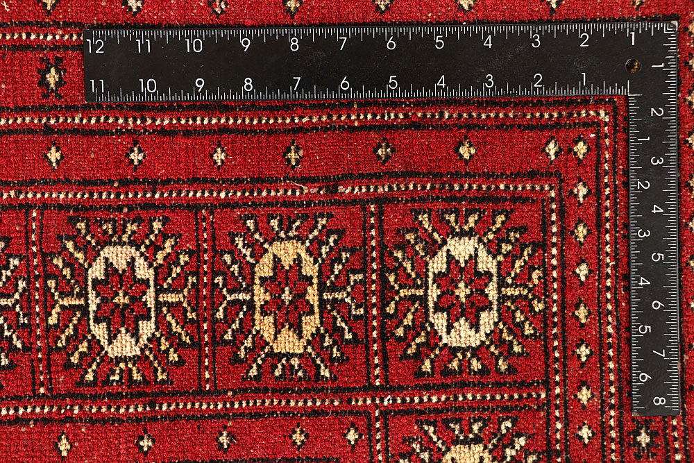 Red Bokhara 10' 3 x 13' 8 - No. 59589 - ALRUG Rug Store