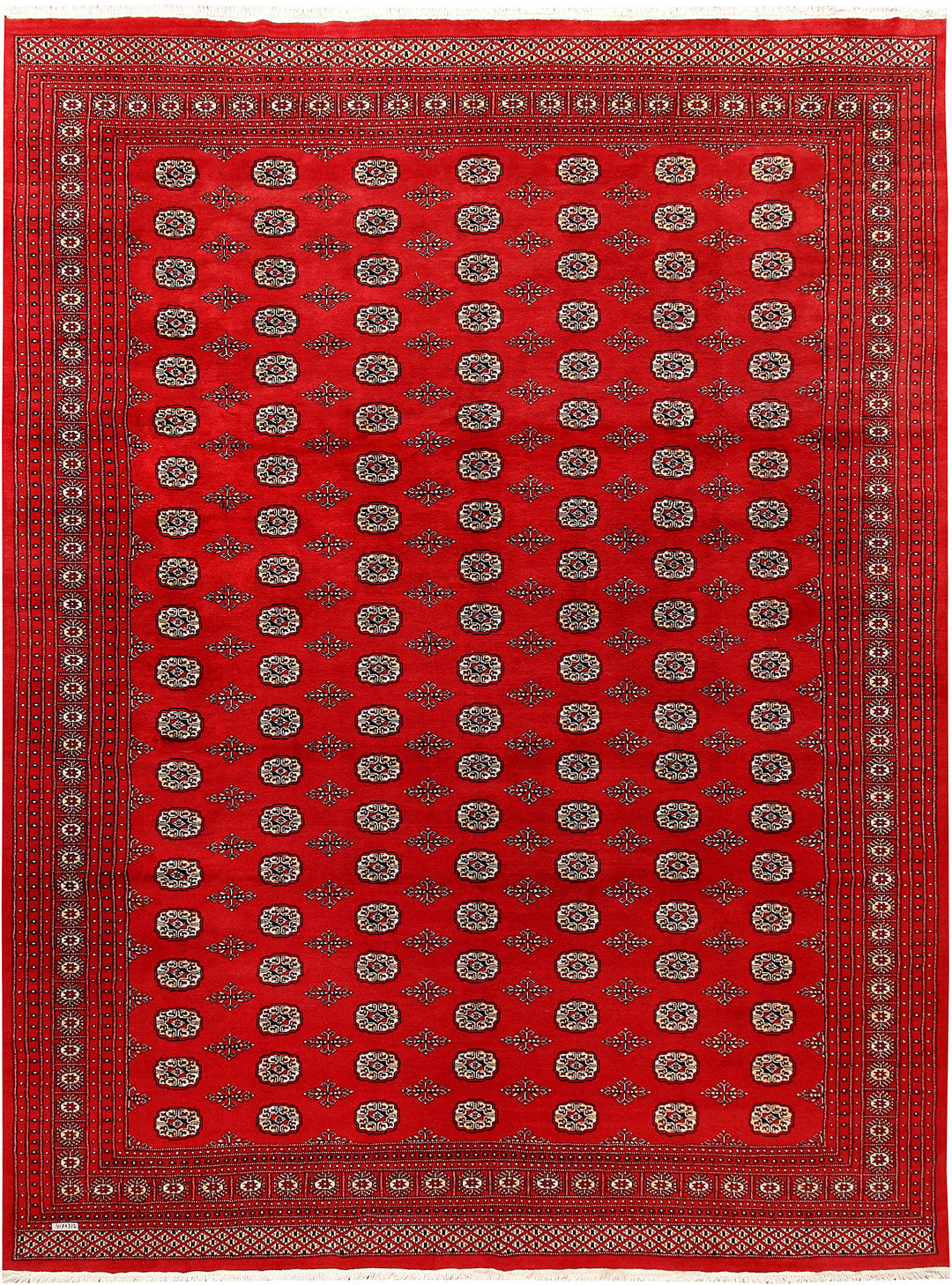 Red Bokhara 10' 3 x 13' 8 - No. 59589 - ALRUG Rug Store