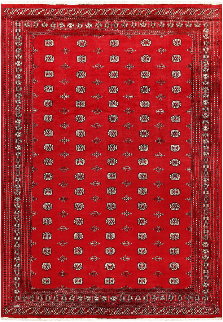 Red Bokhara 10' 1 x 14' 3 - No. 59590 - ALRUG Rug Store