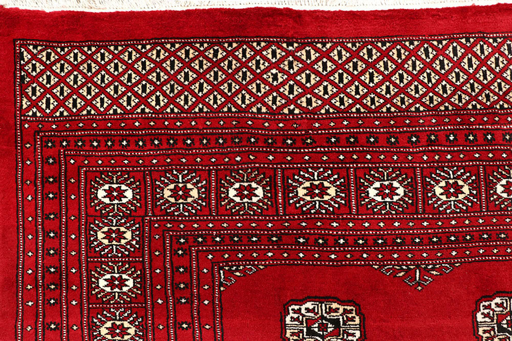 Red Bokhara 10' x 13' 1 - No. 59592 - ALRUG Rug Store