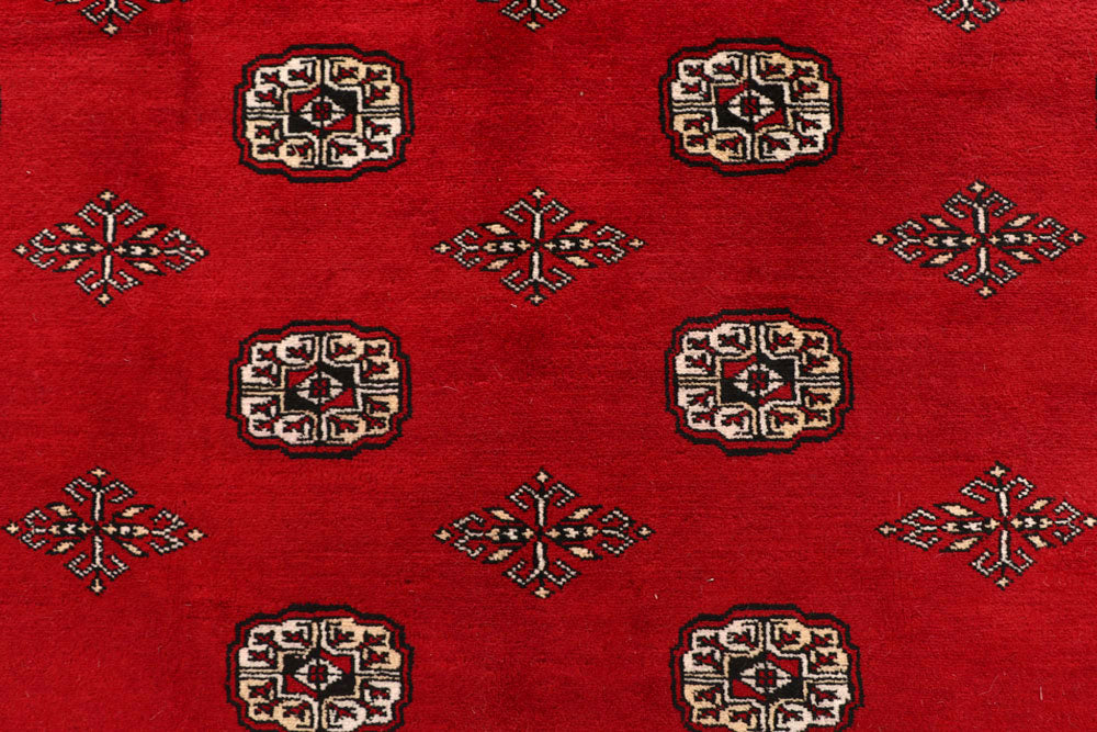 Red Bokhara 10' x 13' 1 - No. 59592 - ALRUG Rug Store