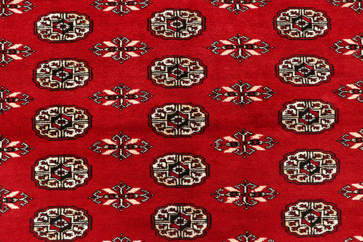 Red Bokhara 10' x 13' 7 - No. 59593 - ALRUG Rug Store