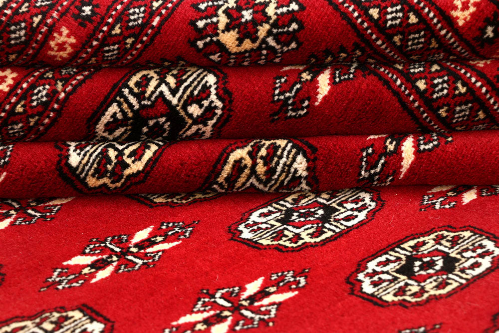 Red Bokhara 10' x 13' 7 - No. 59593 - ALRUG Rug Store