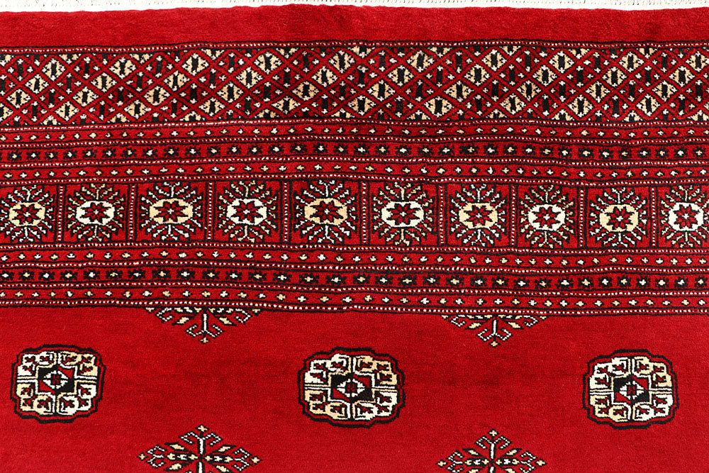 Red Bokhara 10' 2 x 14' 7 - No. 59594 - ALRUG Rug Store