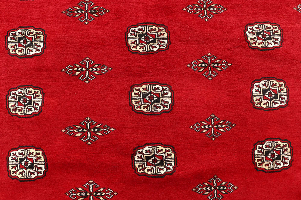 Red Bokhara 10' 2 x 14' 7 - No. 59594 - ALRUG Rug Store