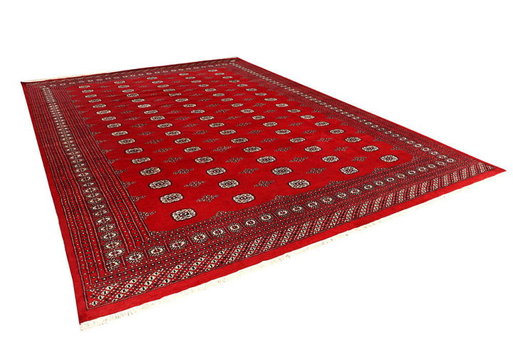 Red Bokhara 10' 2 x 14' 7 - No. 59594 - ALRUG Rug Store