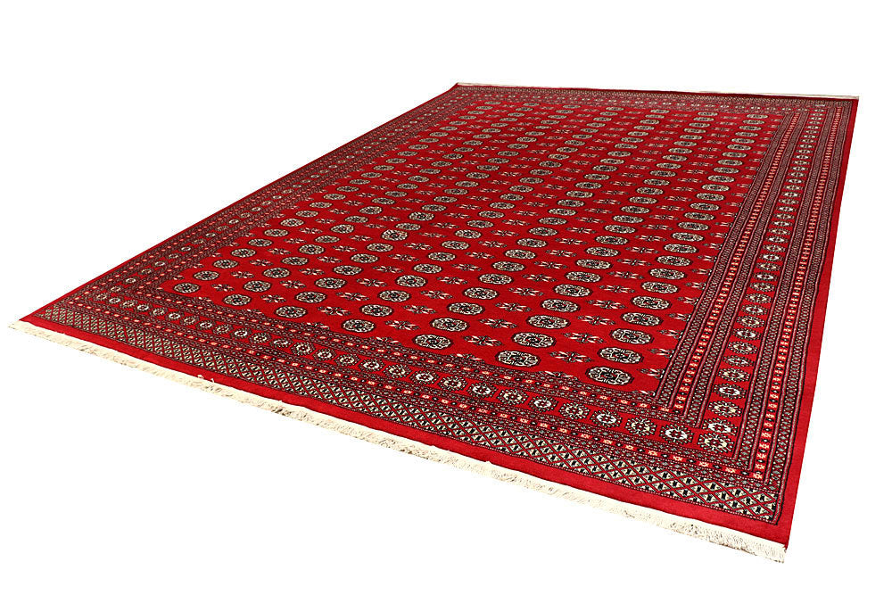 Red Bokhara 10' 1 x 13' 8 - No. 59597 - ALRUG Rug Store