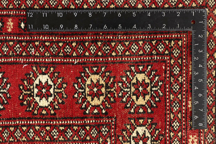 Red Bokhara 10' 1 x 13' 8 - No. 59597 - ALRUG Rug Store