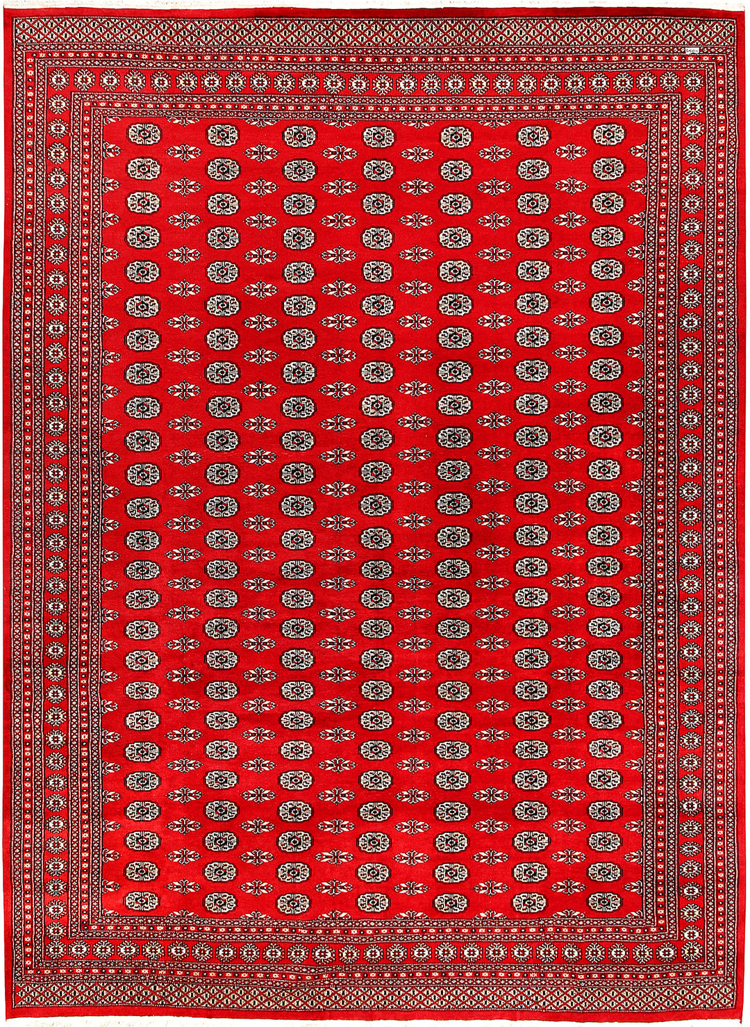 Red Bokhara 10' 1 x 13' 8 - No. 59597 - ALRUG Rug Store