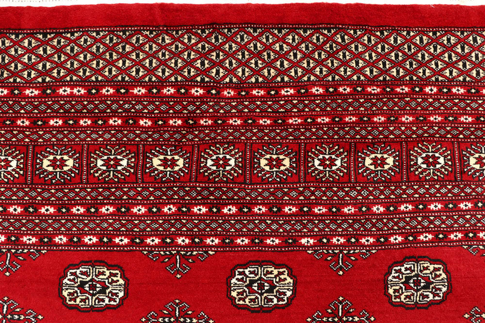Red Bokhara 10' 1 x 14' 1 - No. 59598 - ALRUG Rug Store