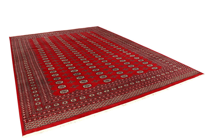 Red Bokhara 10' 1 x 14' 1 - No. 59598 - ALRUG Rug Store