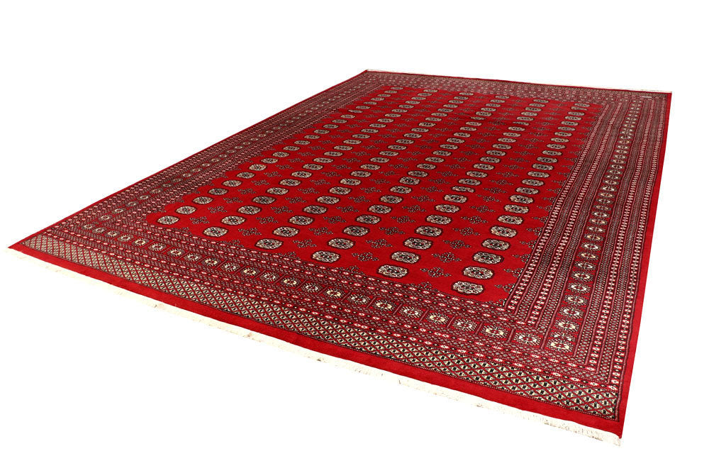 Red Bokhara 10' 1 x 14' 1 - No. 59598 - ALRUG Rug Store