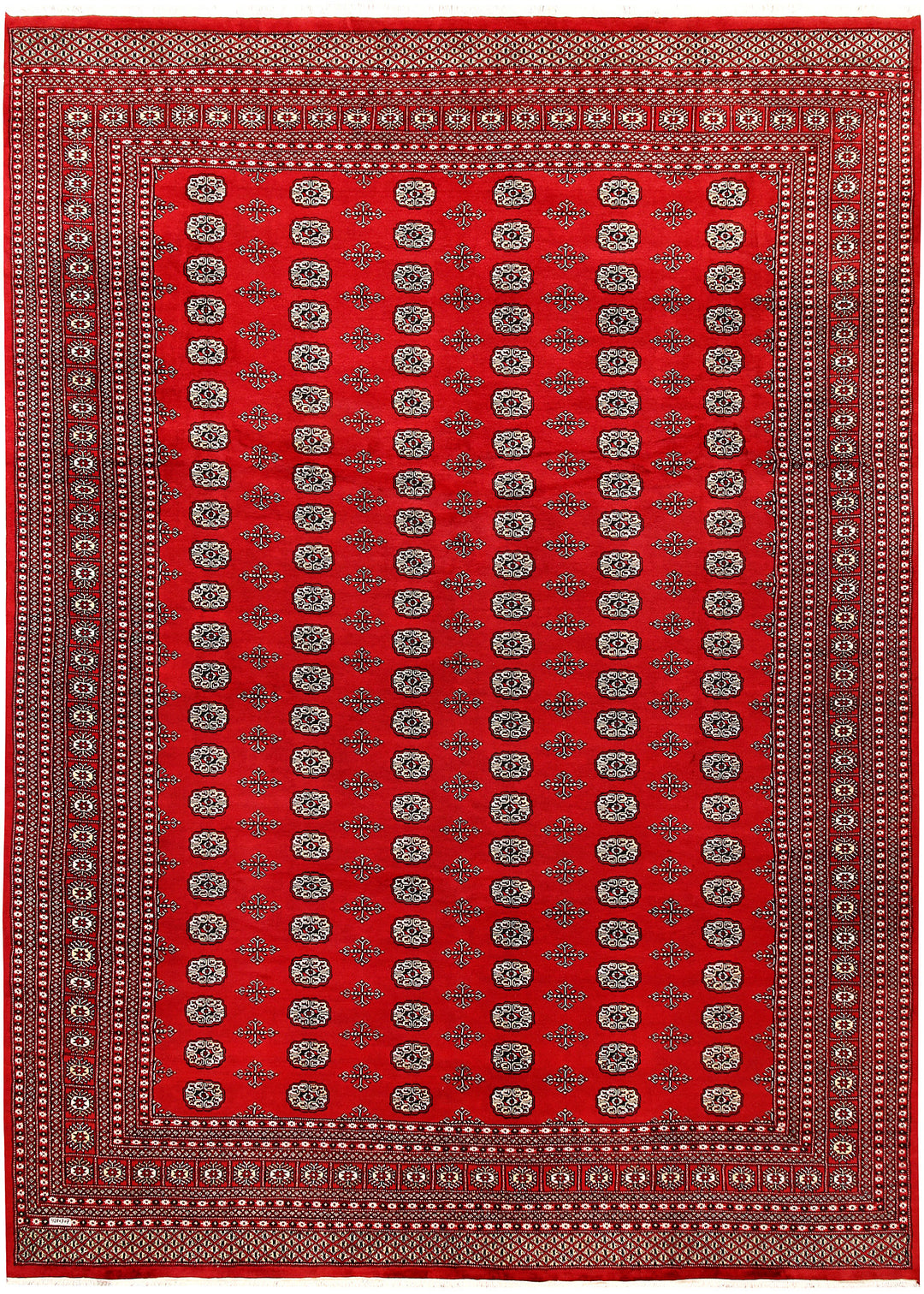 Red Bokhara 10' 1 x 14' 1 - No. 59598 - ALRUG Rug Store