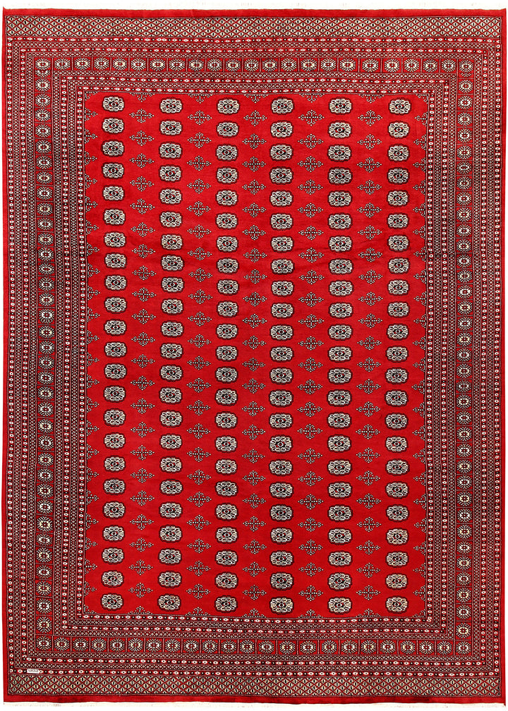 Red Bokhara 10' 1 x 14' 1 - No. 59598 - ALRUG Rug Store