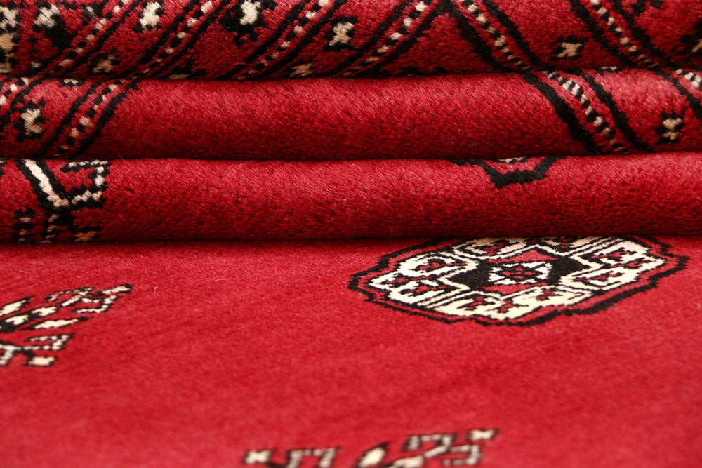 Red Bokhara 10' 1 x 14' 4 - No. 59599 - ALRUG Rug Store