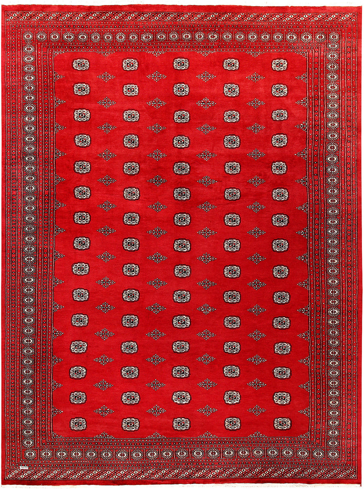 Red Bokhara 10' 1 x 14' 4 - No. 59599 - ALRUG Rug Store