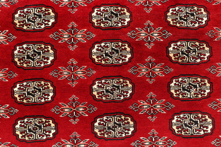 Red Bokhara 9' 11 x 13' 11 - No. 59600 - ALRUG Rug Store