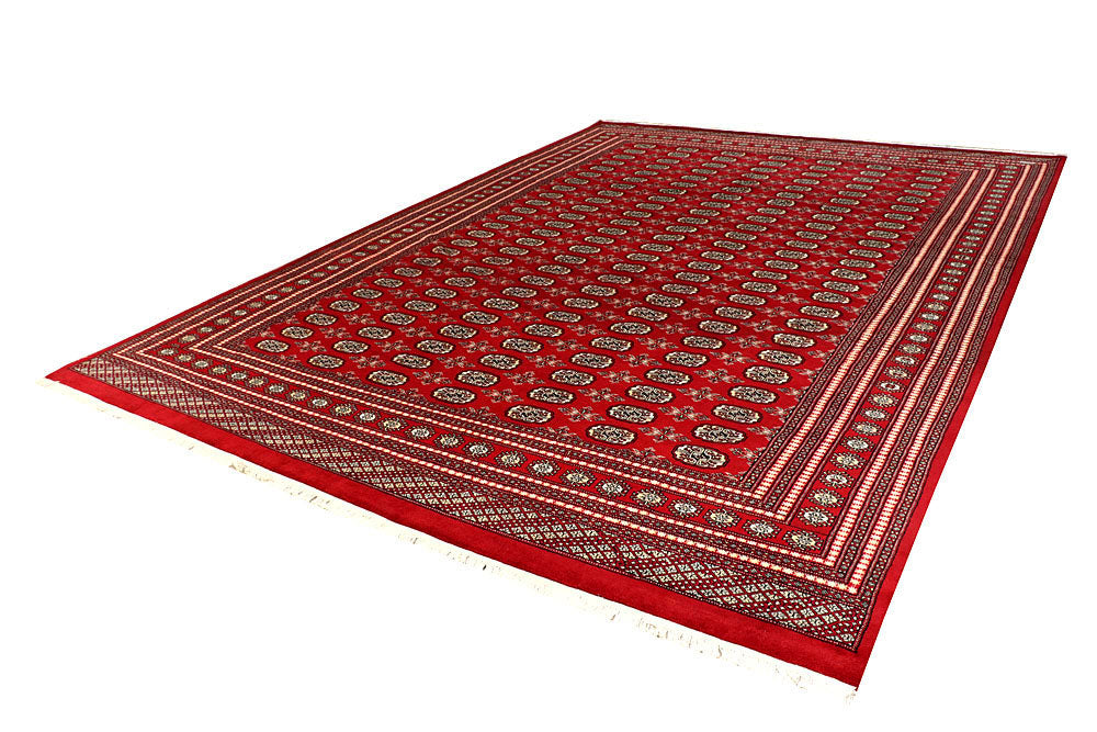 Red Bokhara 9' 11 x 13' 11 - No. 59600 - ALRUG Rug Store