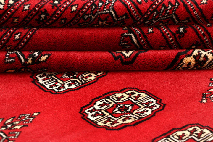Red Bokhara 9' 10 x 14' 3 - No. 59601 - ALRUG Rug Store