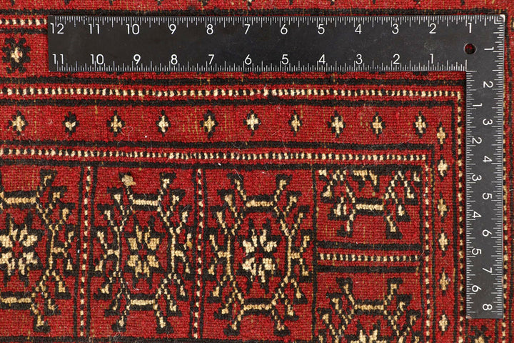 Red Bokhara 9' 10 x 14' 3 - No. 59601 - ALRUG Rug Store