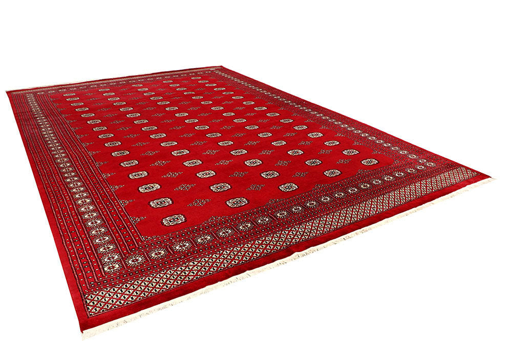 Firebrick Bokhara 10' 1 x 14' 4 - No. 59602 - ALRUG Rug Store