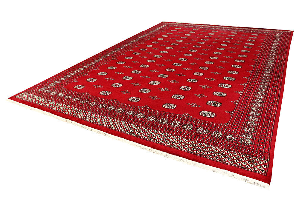Firebrick Bokhara 10' 1 x 14' 4 - No. 59602 - ALRUG Rug Store