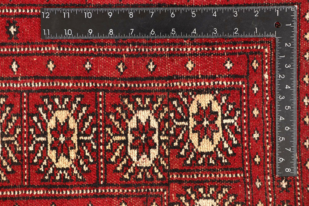 Firebrick Bokhara 10' 1 x 14' 4 - No. 59602 - ALRUG Rug Store