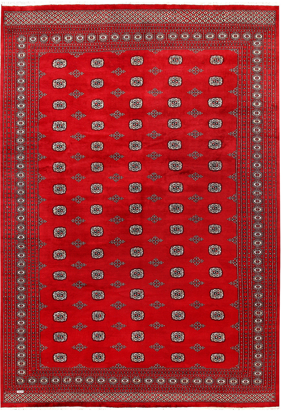 Firebrick Bokhara 10' 1 x 14' 4 - No. 59602 - ALRUG Rug Store