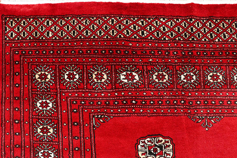 Firebrick Bokhara 10' x 14' 3 - No. 59603 - ALRUG Rug Store