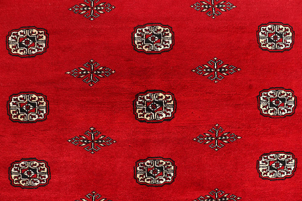 Firebrick Bokhara 10' x 14' 3 - No. 59603 - ALRUG Rug Store