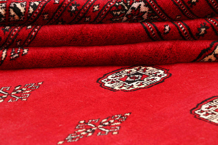 Firebrick Bokhara 10' x 14' 3 - No. 59603 - ALRUG Rug Store