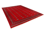 Firebrick Bokhara 10' x 14' 3 - No. 59603 - ALRUG Rug Store