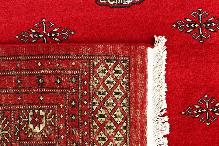 Firebrick Bokhara 10' x 14' 3 - No. 59603 - ALRUG Rug Store