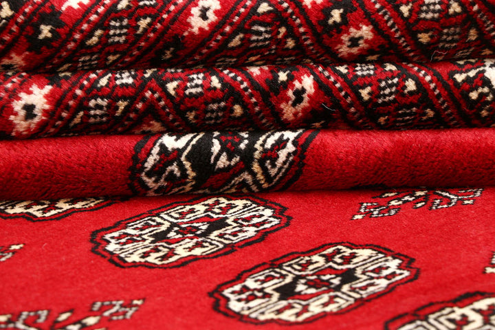 Firebrick Bokhara 10' 4 x 13' 8 - No. 59604 - ALRUG Rug Store