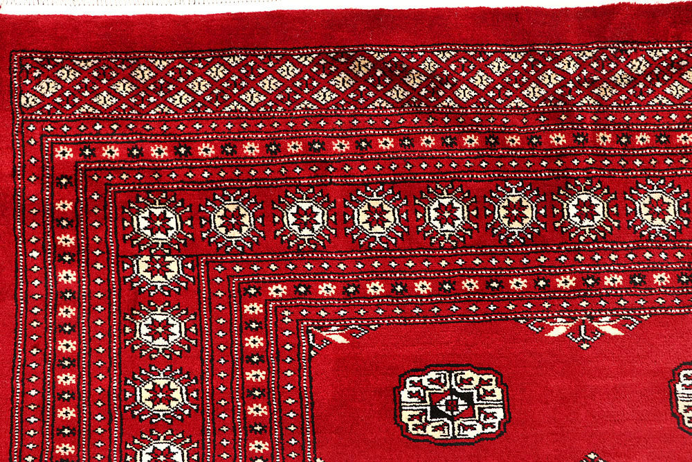 Firebrick Bokhara 10' x 14' 6 - No. 59605 - ALRUG Rug Store
