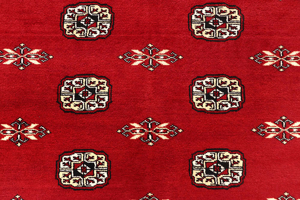 Firebrick Bokhara 10' x 14' 6 - No. 59605 - ALRUG Rug Store