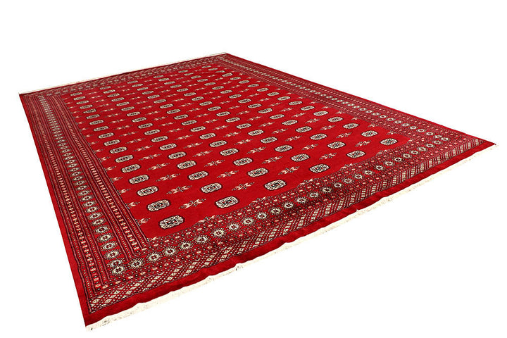 Firebrick Bokhara 10' x 14' 6 - No. 59605 - ALRUG Rug Store