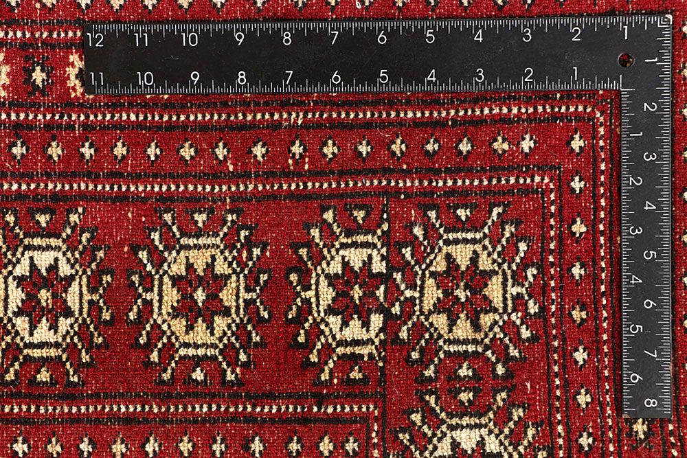 Firebrick Bokhara 10' x 14' 6 - No. 59605 - ALRUG Rug Store