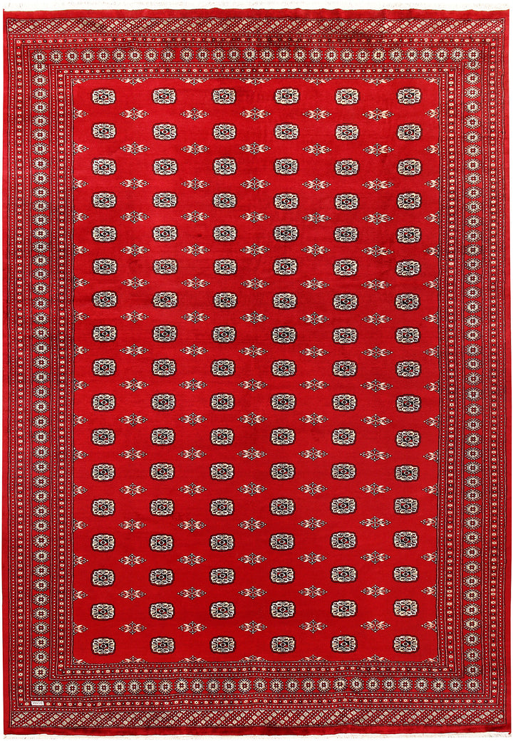 Firebrick Bokhara 10' x 14' 6 - No. 59605 - ALRUG Rug Store