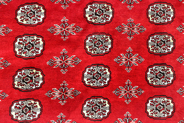 Firebrick Bokhara 10' x 14' 2 - No. 59606 - ALRUG Rug Store