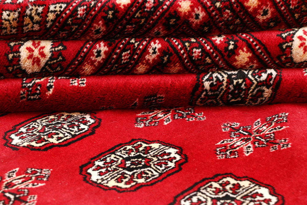 Firebrick Bokhara 10' x 14' 2 - No. 59606 - ALRUG Rug Store