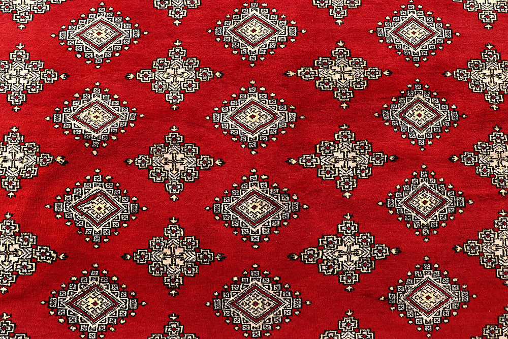 Firebrick Bokhara 10' 1 x 14' 1 - No. 59610 - ALRUG Rug Store