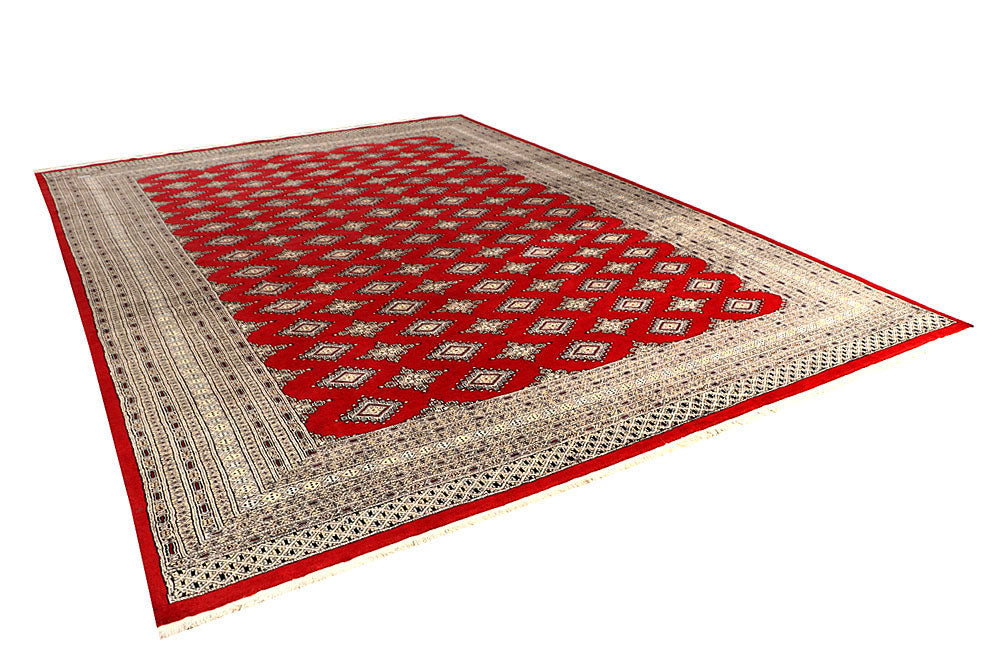 Firebrick Bokhara 10' 1 x 14' 1 - No. 59610 - ALRUG Rug Store