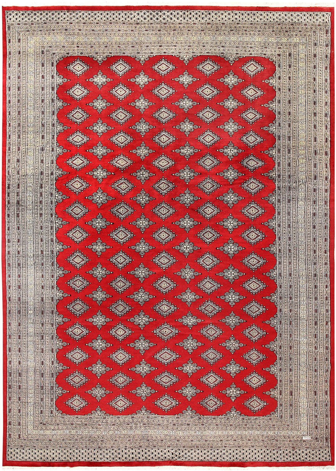 Firebrick Bokhara 10' 1 x 14' 1 - No. 59610 - ALRUG Rug Store