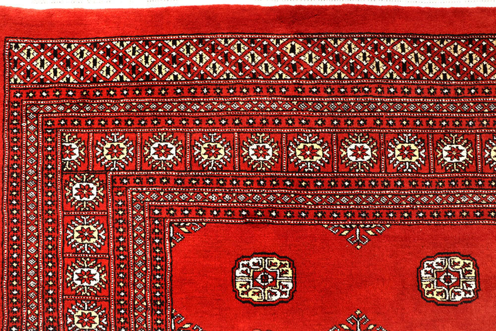 Tomato Bokhara 9' 11 x 13' 6 - No. 59612 - ALRUG Rug Store