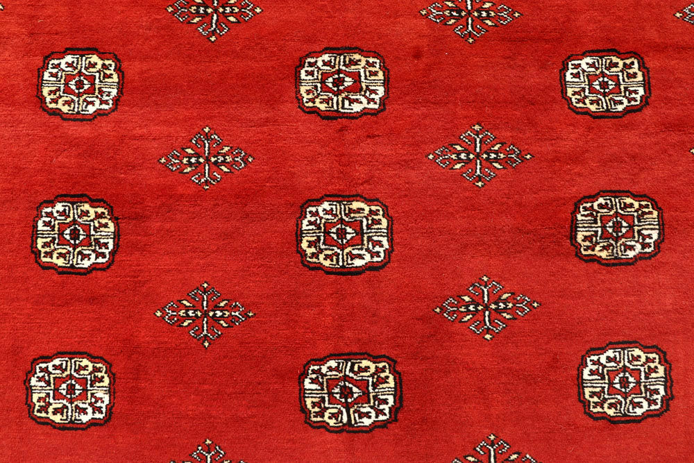 Tomato Bokhara 9' 11 x 13' 6 - No. 59612 - ALRUG Rug Store
