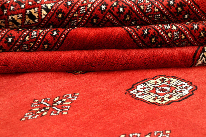 Tomato Bokhara 9' 11 x 13' 6 - No. 59612 - ALRUG Rug Store
