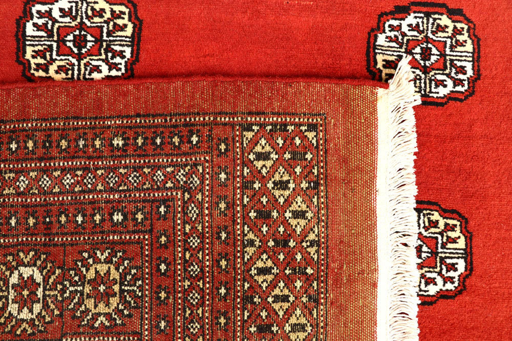 Tomato Bokhara 9' 11 x 13' 6 - No. 59612 - ALRUG Rug Store